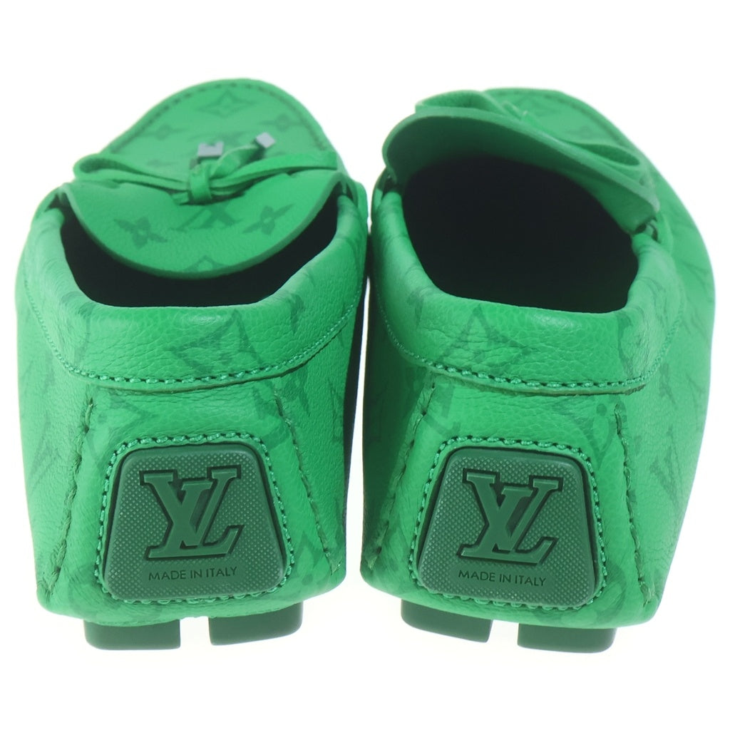 LOUIS VUITTON(ルイヴィトン) LVドライバー モノグラム レザードライビングシューズ グリーン
