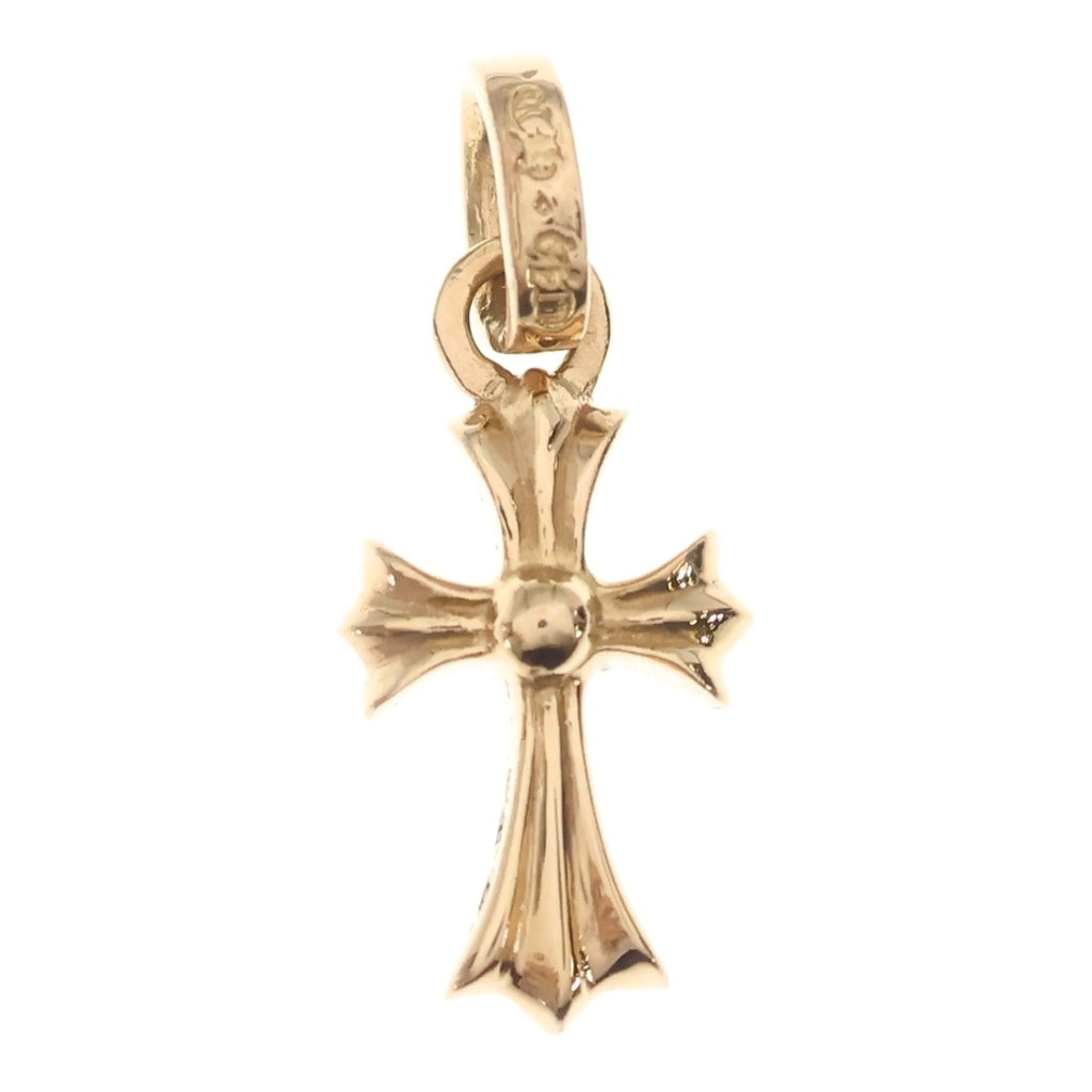 CHROME HEARTS(クロムハーツ) 22K CRS BBYFAT P/RUB ベイビーファットクロス PAVEルビー ペンダントトップ ゴールド
