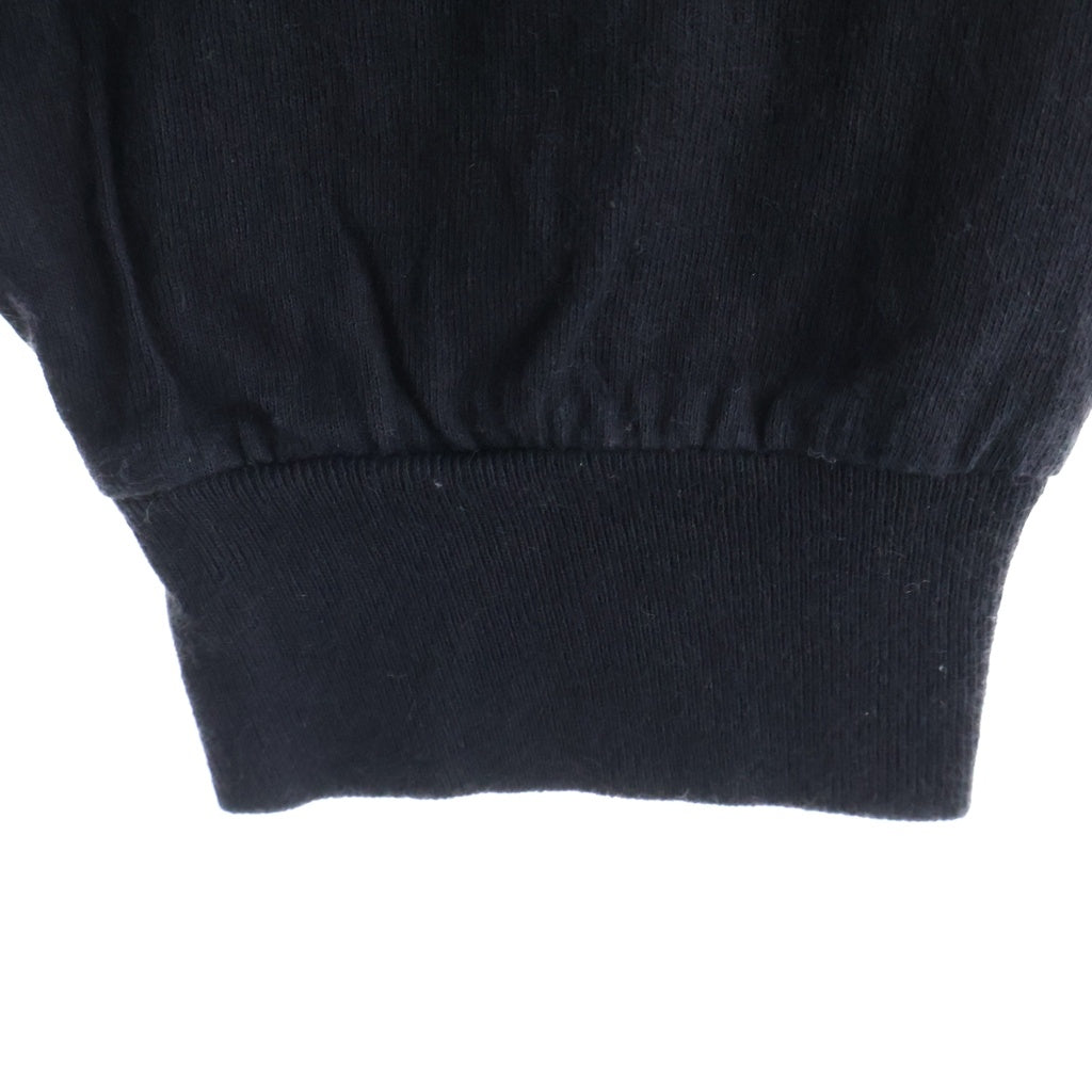 CHROME HEARTS(クロムハーツ) OLD L/S TEE CHプラス刺繍 バックスクロール クルーネック長袖Tシャツカットソー ブラック/レッド