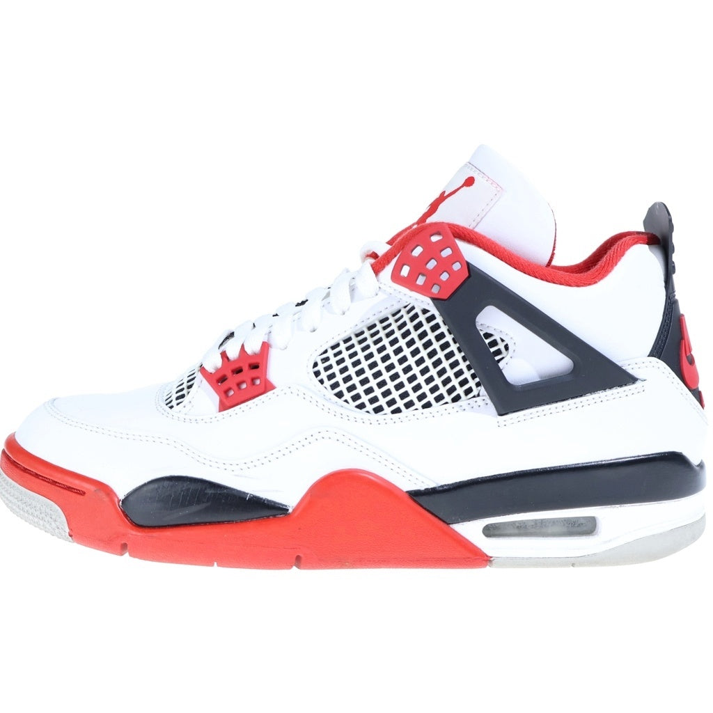 NIKE(ナイキ) Air Jordan 4 Retro Fire Red エアジョーダン4 レトロ OG ファイヤーレッド ハイカットスニーカー US9.5/27.5cm レッド DC7770-160