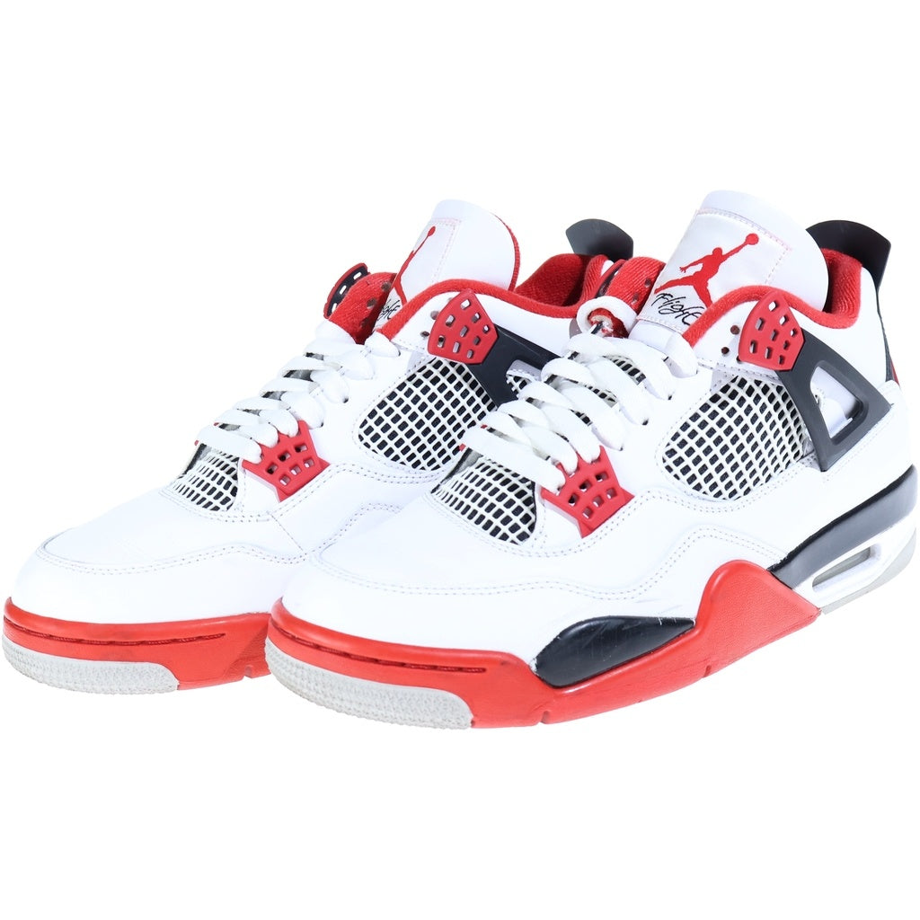 NIKE(ナイキ) Air Jordan 4 Retro Fire Red エアジョーダン4 レトロ OG ファイヤーレッド ハイカットスニーカー US9.5/27.5cm レッド DC7770-160