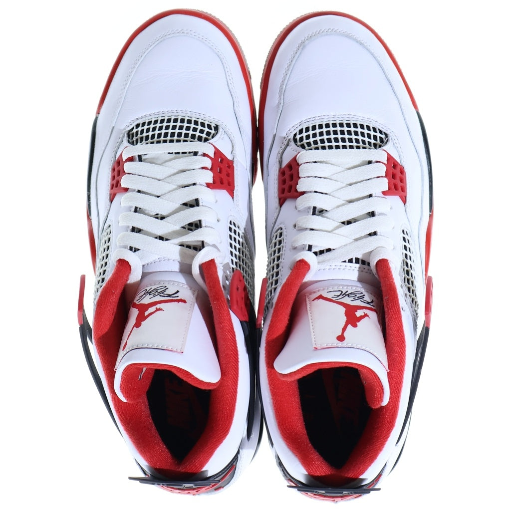 NIKE(ナイキ) Air Jordan 4 Retro Fire Red エアジョーダン4 レトロ OG ファイヤーレッド ハイカットスニーカー US9.5/27.5cm レッド DC7770-160