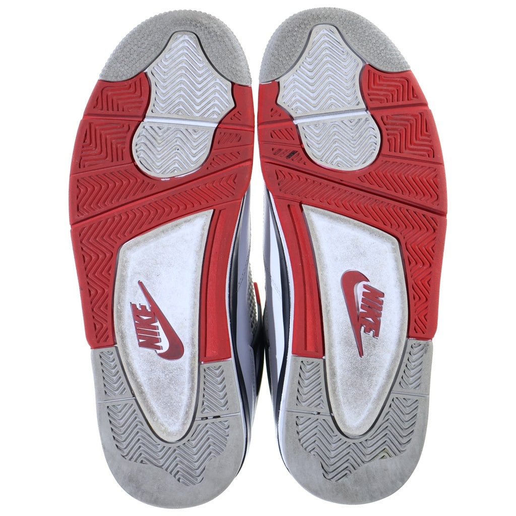 NIKE(ナイキ) Air Jordan 4 Retro Fire Red エアジョーダン4 レトロ OG ファイヤーレッド ハイカットスニーカー US9.5/27.5cm レッド DC7770-160