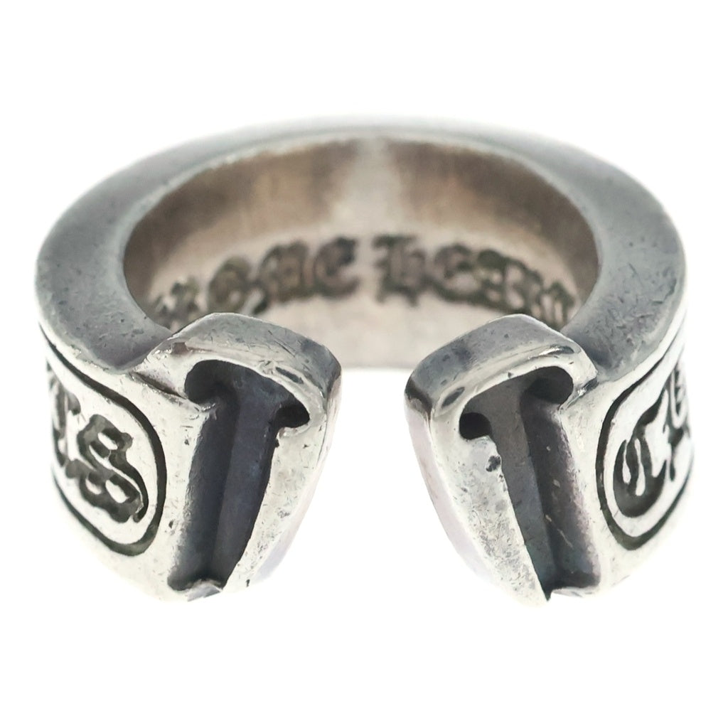 CHROME HEARTS(クロムハーツ) LG SCROLL LABEL ラージスクロールラベル リング シルバーBCA383 レディース