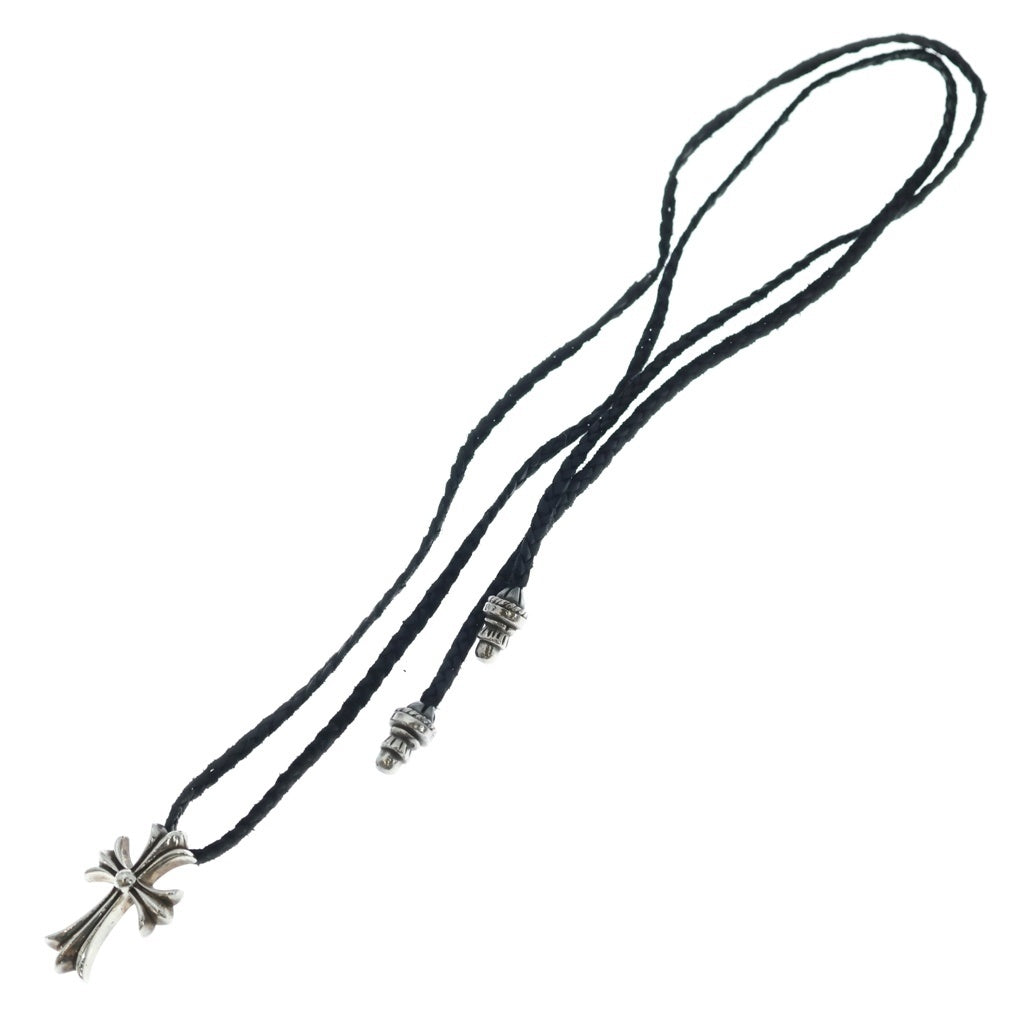 CHROME HEARTS(クロムハーツ) CH CRS SMLスモールCHクロス BC ボロチップブレイド ネックレス シルバー BCA220