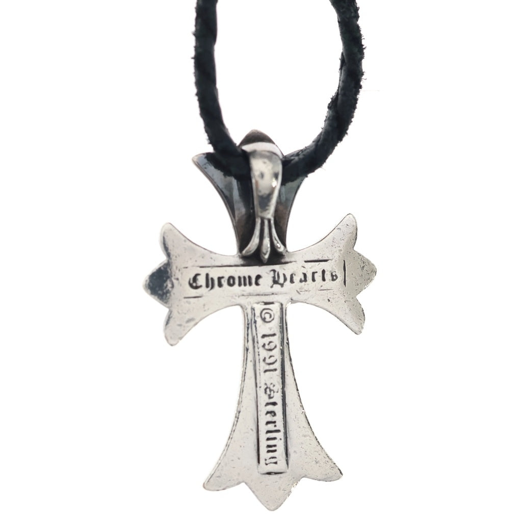 CHROME HEARTS(クロムハーツ) CH CRS SMLスモールCHクロス BC ボロチップブレイド ネックレス シルバー BCA220