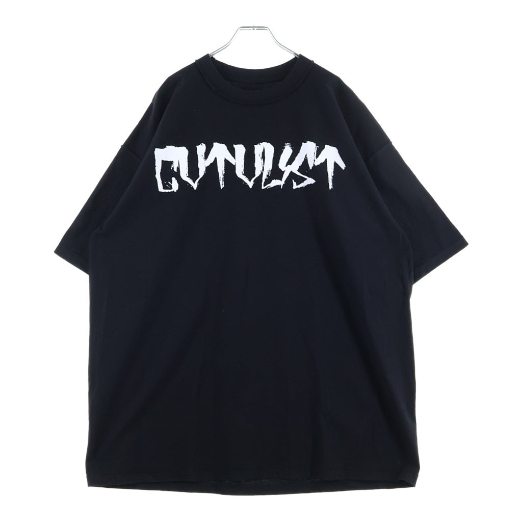 cvtvlist(カタリスト) ×PRO CLUB CTLS プロクラブ 両面プリント クルーネック 半袖Tシャツ カットソー ブラック