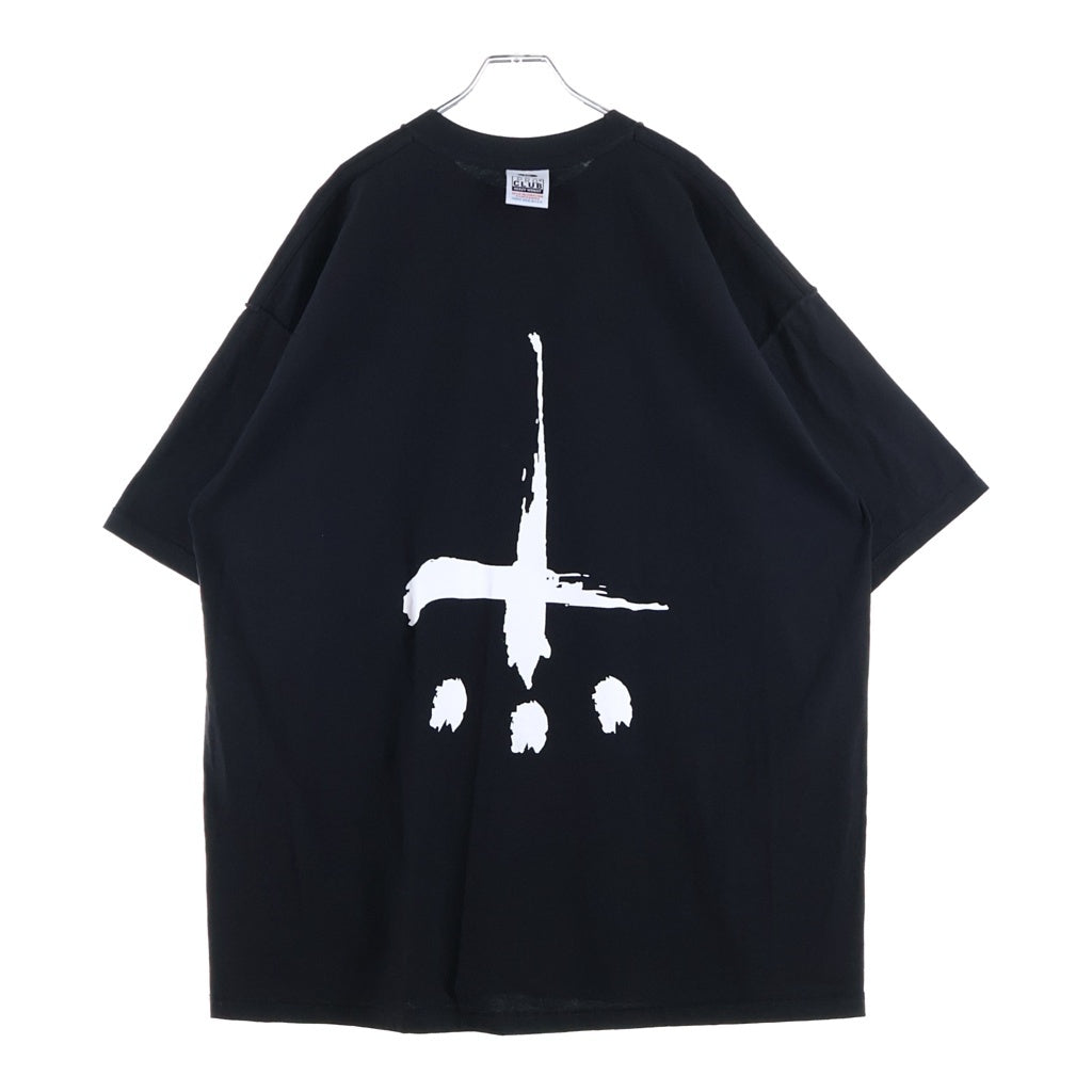 cvtvlist(カタリスト) ×PRO CLUB CTLS プロクラブ 両面プリント クルーネック 半袖Tシャツ カットソー ブラック