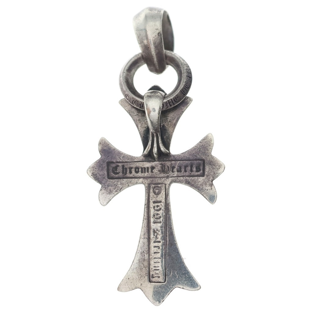 CHROME HEARTS(クロムハーツ) CH CRS SML W/BALE Wベイル スモールCHクロス ペンダントトップ シルバー BCA218