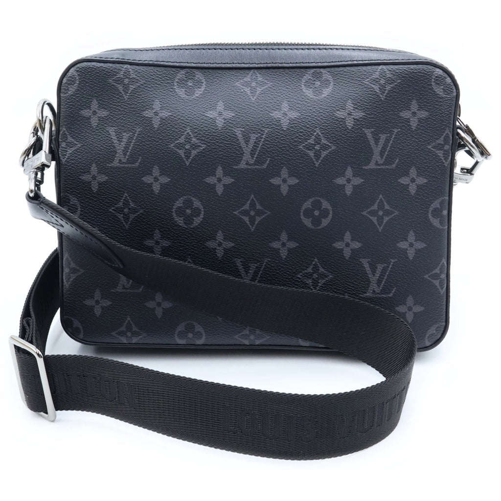 LOUIS VUITTON(ルイヴィトン) モノグラム エクリプストリオ メッセンジャー ショルダーバッグ ブラック/グレー M69443/DR3280 レディース