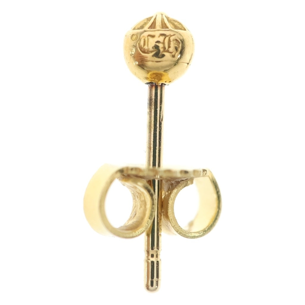 CHROME HEARTS(クロムハーツ) 22K STUD CRS BALL MINI ミニクロスボールスタッド ピアス ゴールド