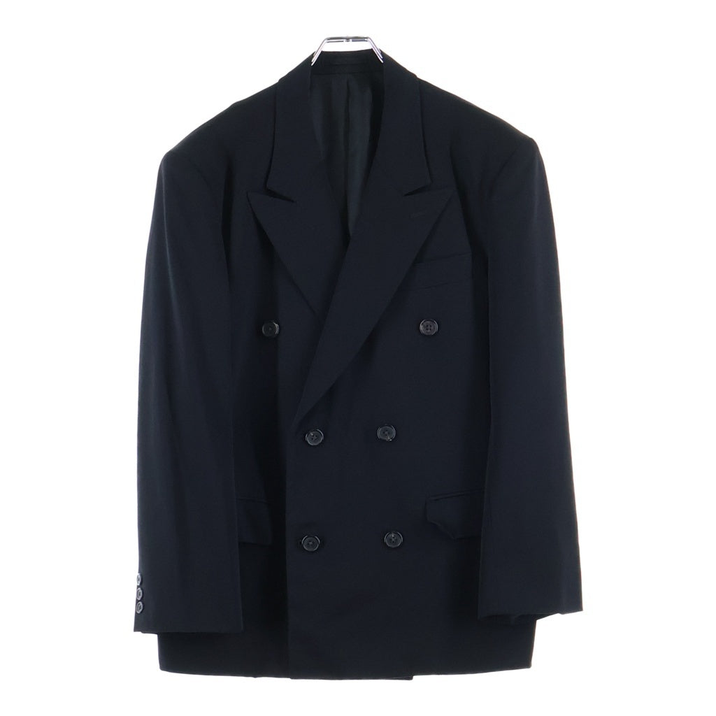 Y's for men(ワイズフォーメン) 99AW ダブルプレスト テーラードジャケット ブラック MN-J02-142