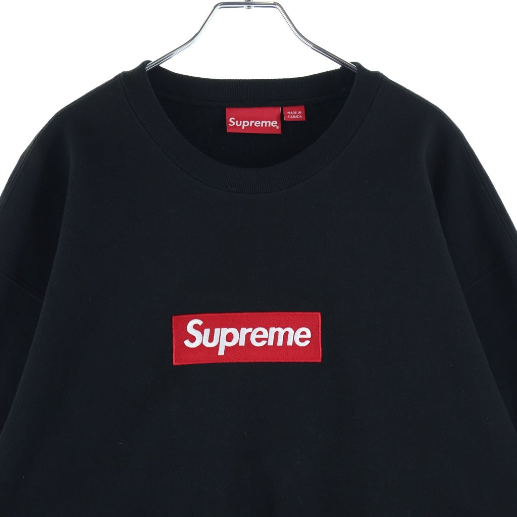 SUPREME(シュプリーム) Box Logo Crewneck ボックスロゴクルーネック スウェット トレーナー ブラック