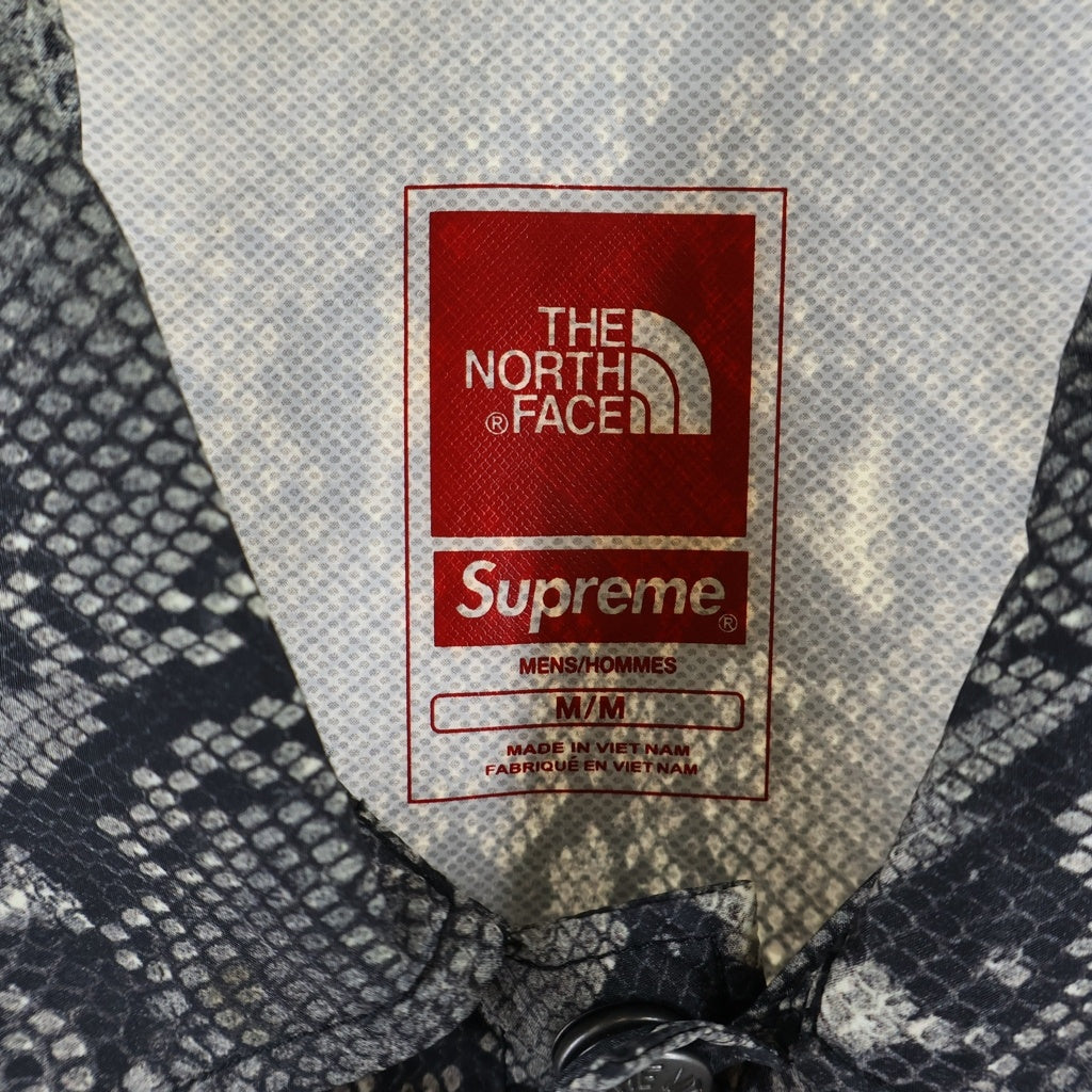SUPREME(シュプリーム) ×THE NORTH FACE Snakeskin Taped Seam Coaches Jacket ザ ノースフェイス ナイロン スネークスキン テープド シーム 長袖コーチジャケット グレー NP11803I