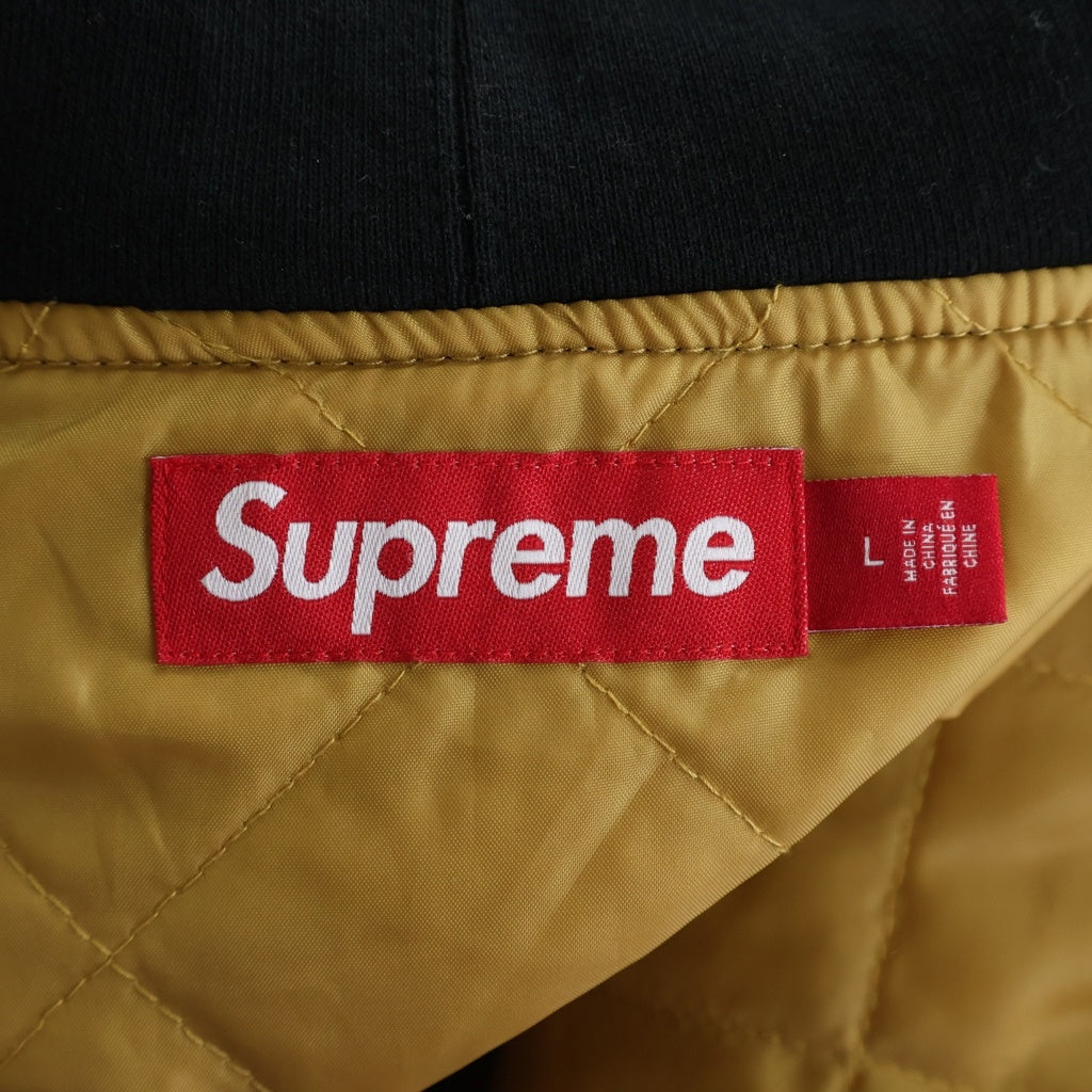 SUPREME(シュプリーム) 23AW Fleece Zip Up Hooded Shirt Leopard ボアジャケット レオパード イエロー