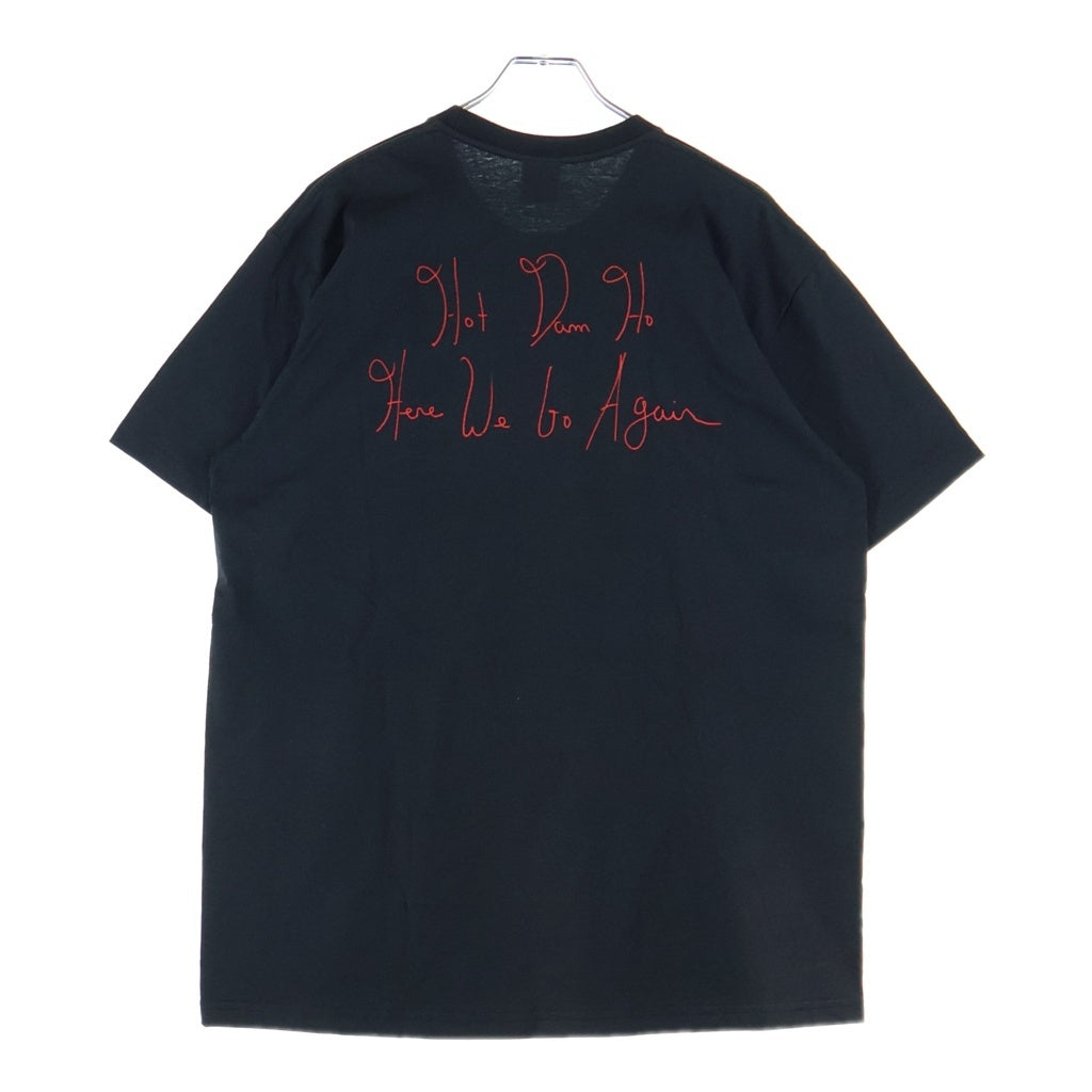 SUPREME(シュプリーム) Lil Kim Tee 両面プリントクルーネック半袖Tシャツカットソー ブラック