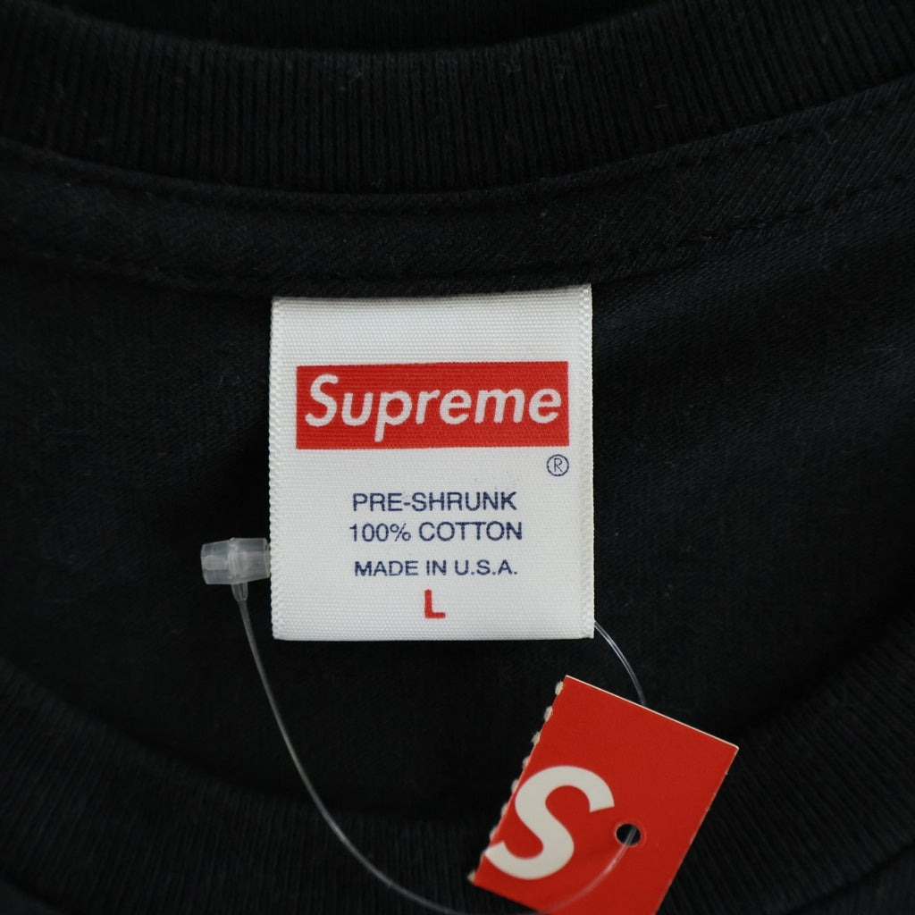 SUPREME(シュプリーム) Lil Kim Tee 両面プリントクルーネック半袖Tシャツカットソー ブラック