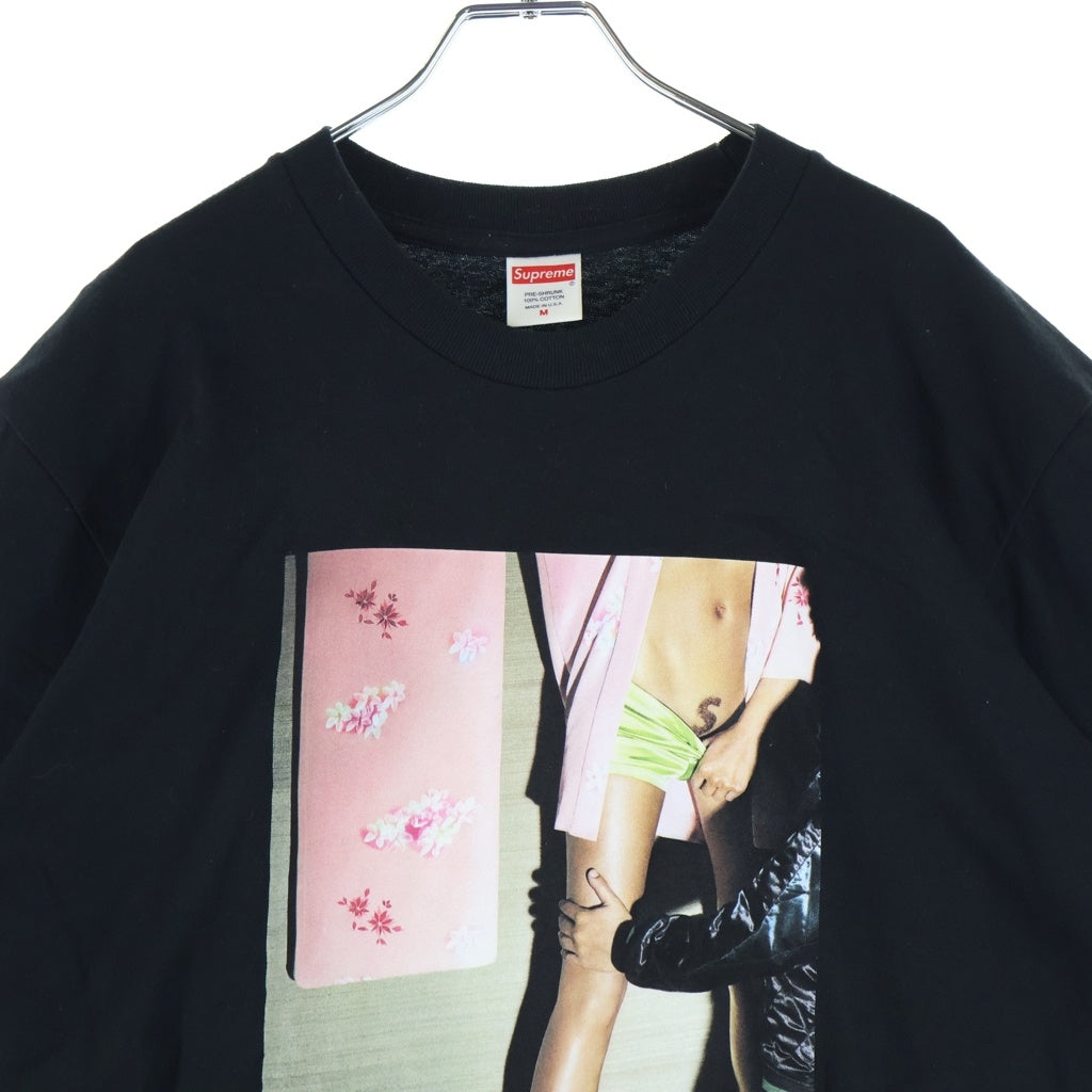 SUPREME(シュプリーム) 22SS Model Tee プリントクルーネック半袖Tシャツカットソー ブラック