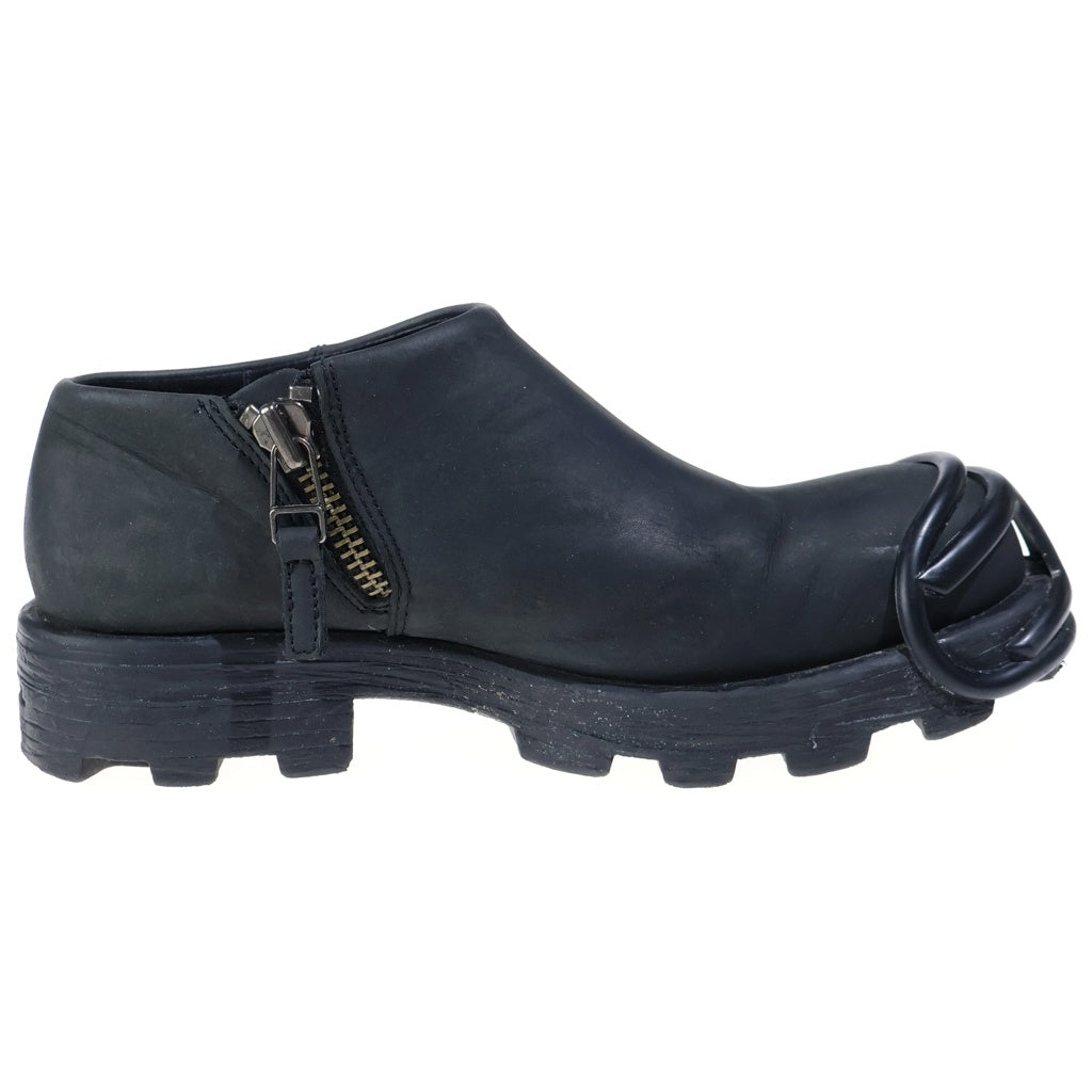 DIESEL(ディーゼル) 23AW D-HAMMER MS ディーハンマー レザー ショートブーツ ブラック Y03324