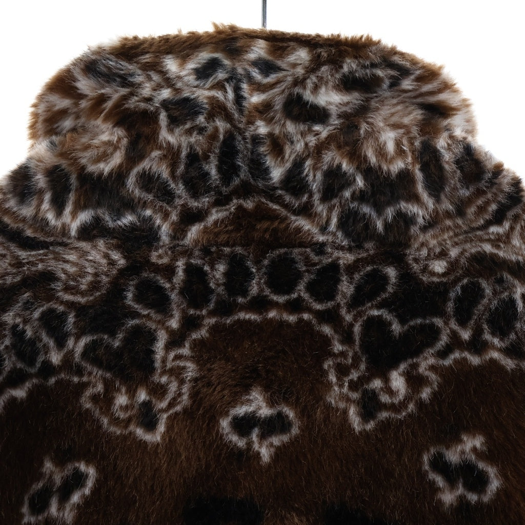 SUPREME(シュプリーム) 21SS Bandana Faux Fur Bomber Jacket ペイズリー ファージャケット ブラウン