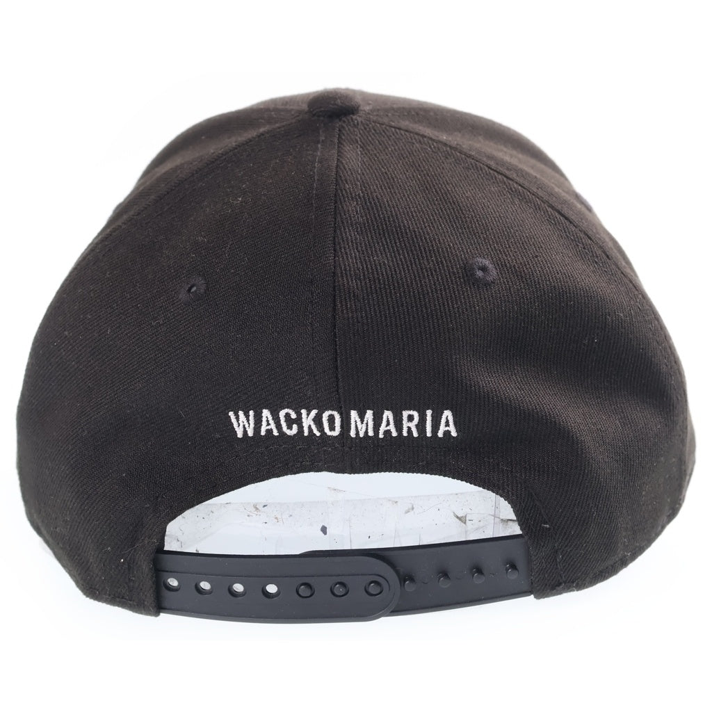 NEW ERA(ニューエラ) ×WACKO MARIA ワコマリア WMロゴ ベースボールキャップ ブラック