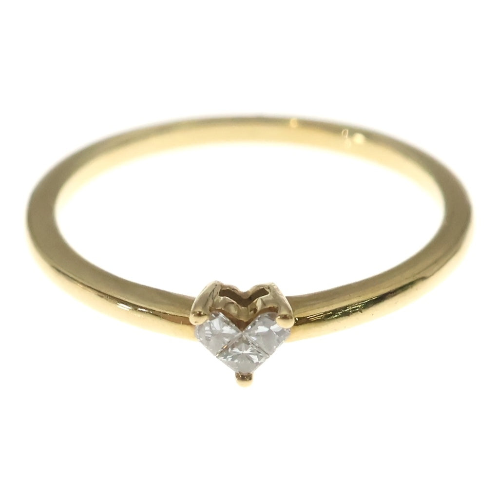 STAR JEWELRY(スタージュエリー) K18 ハートモチーフ ダイヤモンドリング ゴールド レディース