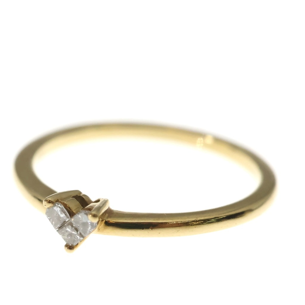STAR JEWELRY(スタージュエリー) K18 ハートモチーフ ダイヤモンドリング ゴールド レディース