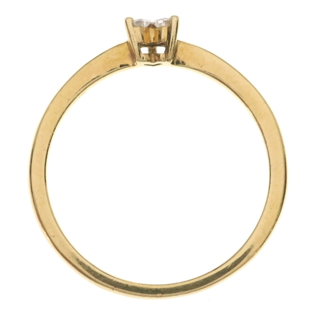 STAR JEWELRY(スタージュエリー) K18 ハートモチーフ ダイヤモンドリング ゴールド レディース