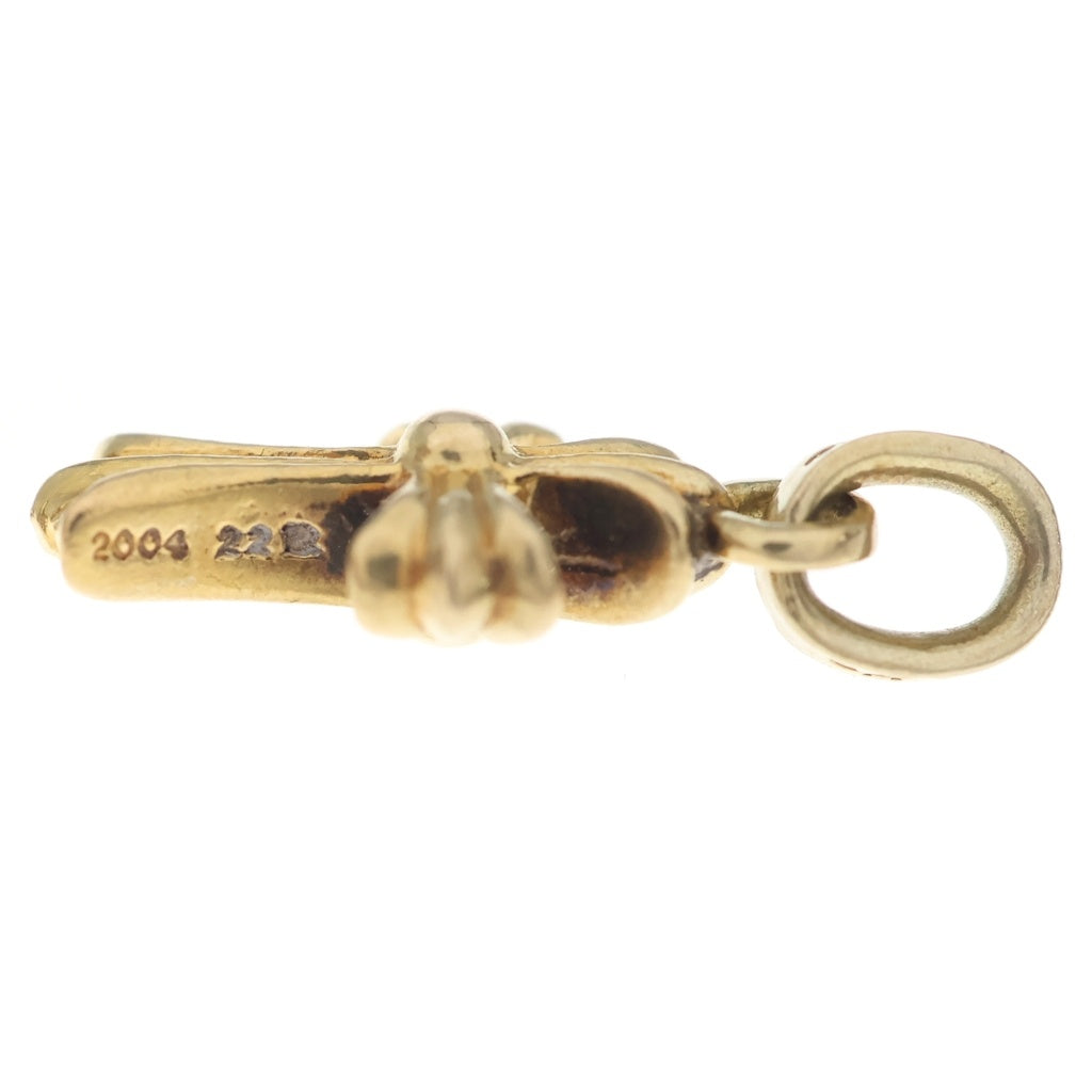 CHROME HEARTS(クロムハーツ) 22K CRS BBYFAT ベイビーファットクロス ペンダントトップ ゴールドBCA037