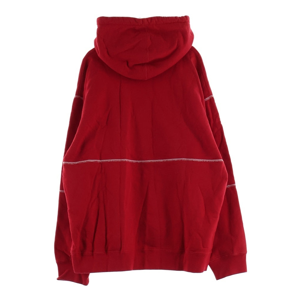 SUPREME(シュプリーム) 19AW 1994 Spred Logo Hooded Sweatshirt ロゴプリント 長袖プルオーバーパーカー レッド