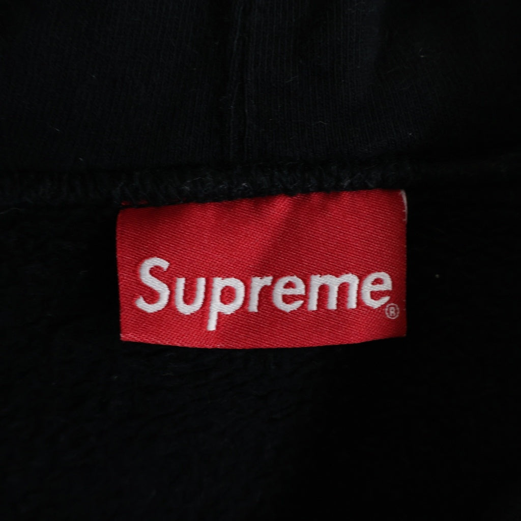 SUPREME(シュプリーム) 18SS MLK Hooded Sweatshirt 両面プリント 長袖プルオーバーパーカー ブラック