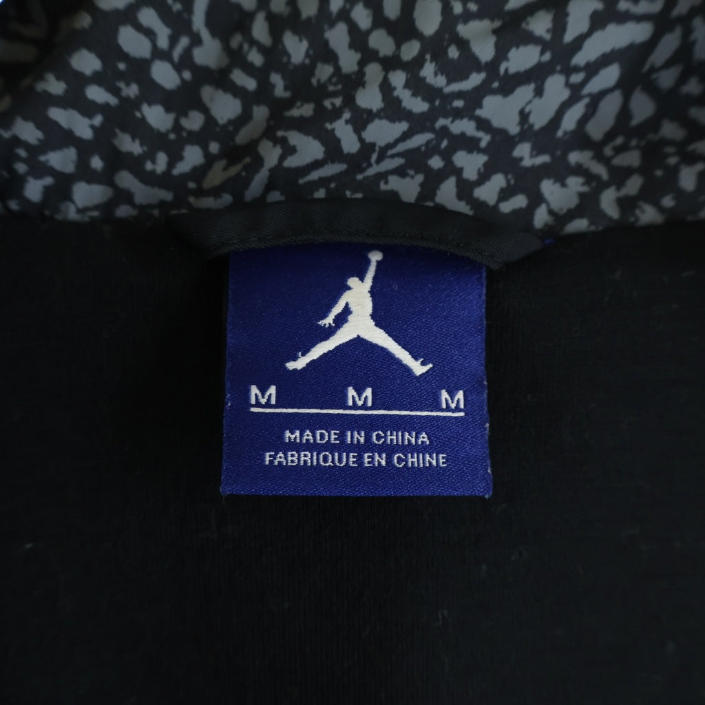 JORDAN BRAND(ジョーダンブランド) AIR JORDAN 3 Vault Woven Jacket エアジョーダン3 ヴォルト ウーブン ロゴ刺繍 ナイロンジャケット ブラック