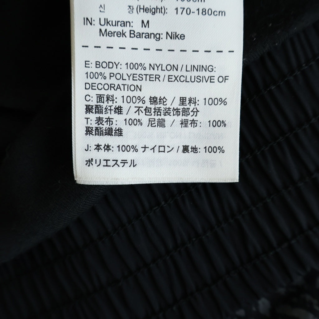 JORDAN BRAND(ジョーダンブランド) AIR JORDAN 3 Vault Woven Jacket エアジョーダン3 ヴォルト ウーブン ロゴ刺繍 ナイロンジャケット ブラック