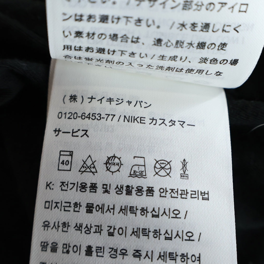 JORDAN BRAND(ジョーダンブランド) AIR JORDAN 3 Vault Woven Pants エアジョーダン3 ヴォルト ウーブン ロゴ刺繍 ナイロントラックパンツ ブラック