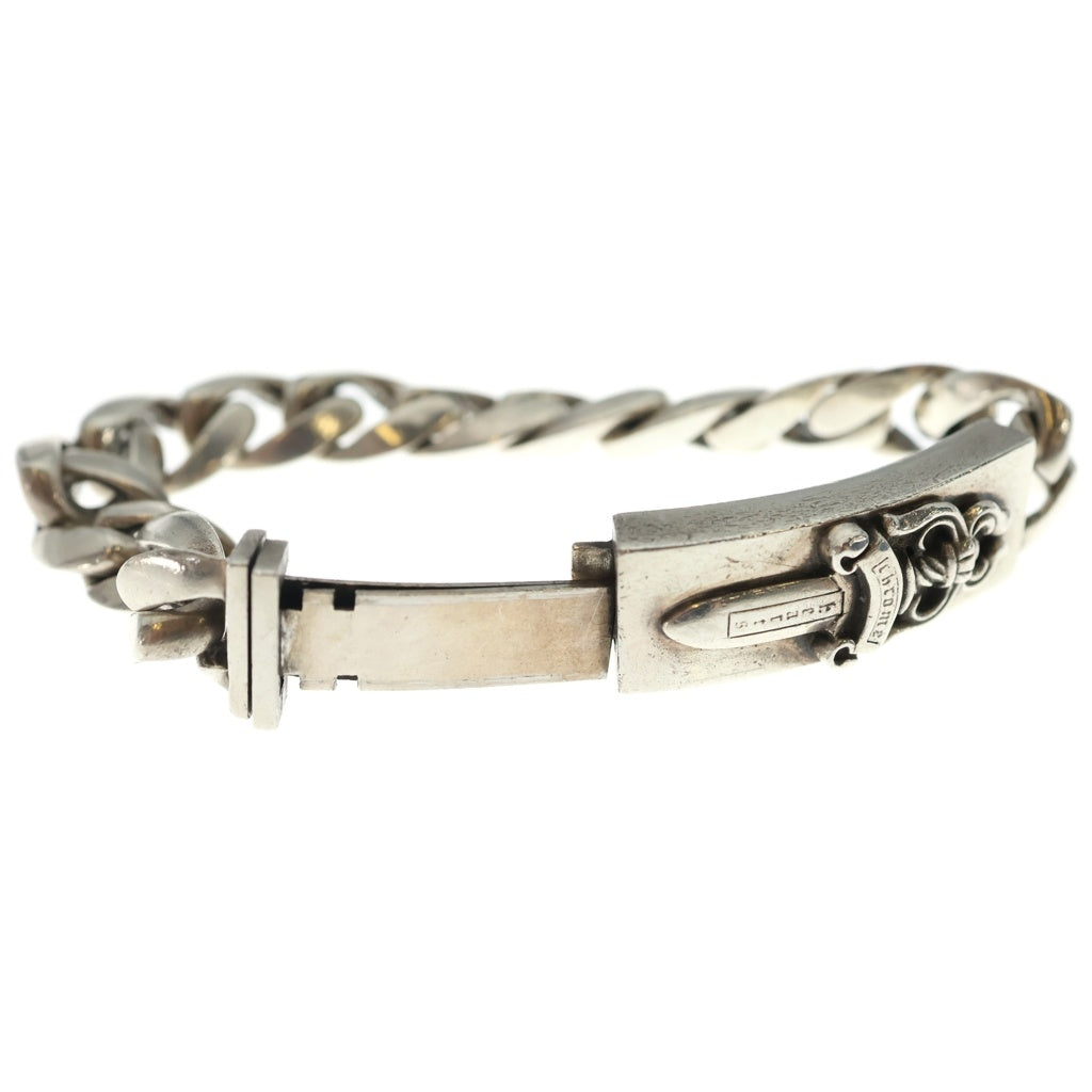 CHROME HEARTS(クロムハーツ) ID DAGGER ダガーIDクラシックリンクブレスレット 13LINK シルバー BCA156