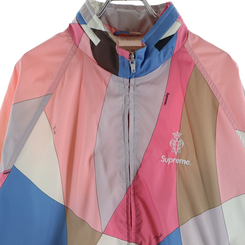 SUPREME(シュプリーム) 21SS ×Emilio Pucci Sport Jacket エミリオプッチ ジップアップ スポーツジャケット マルチカラー