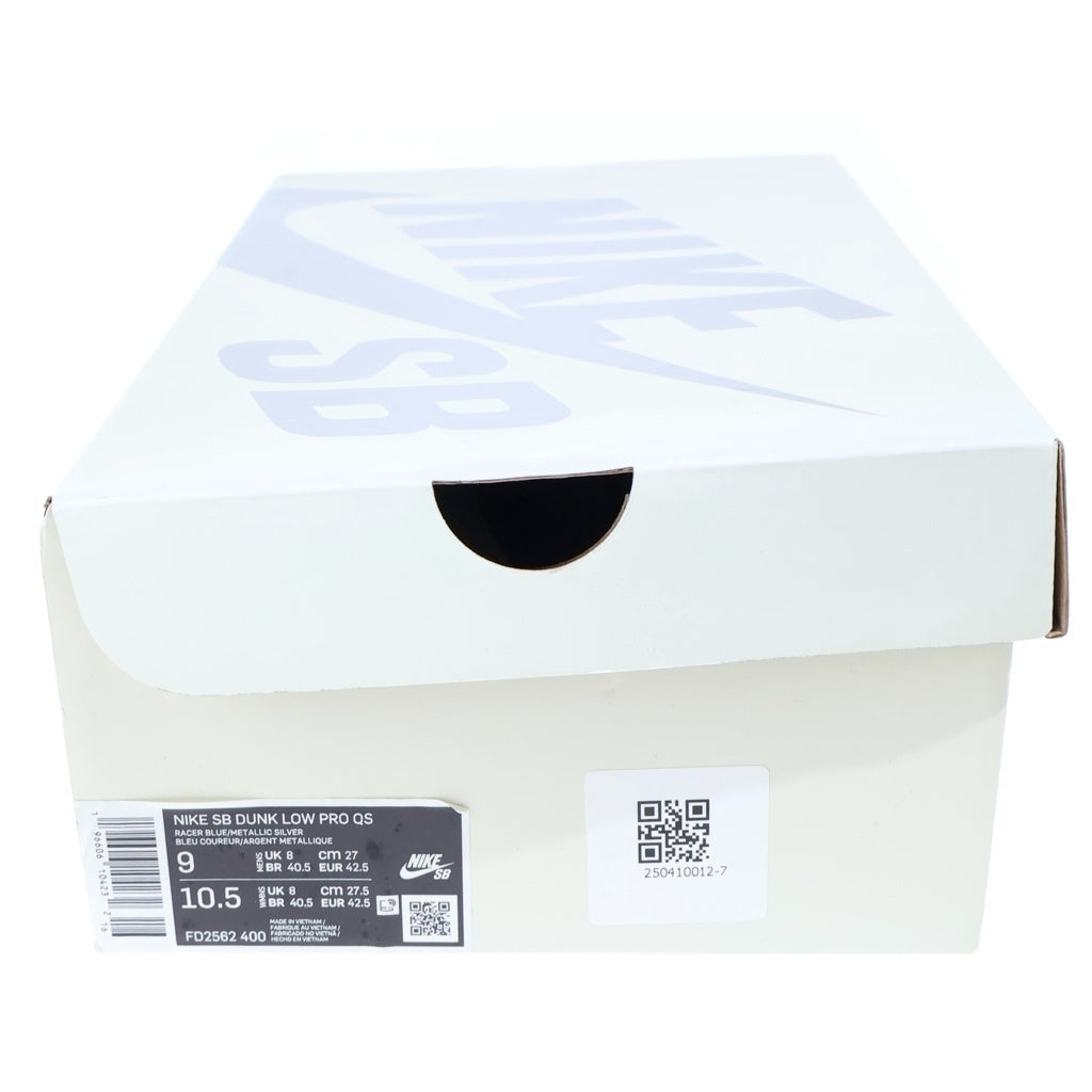 NIKE SB(ナイキエスビー) ×APRIL SKATEBOARDS Dunk Low Pro QS エイプリルスケートボード ローカットスニーカー ブルー US9/27cm FD2562-400