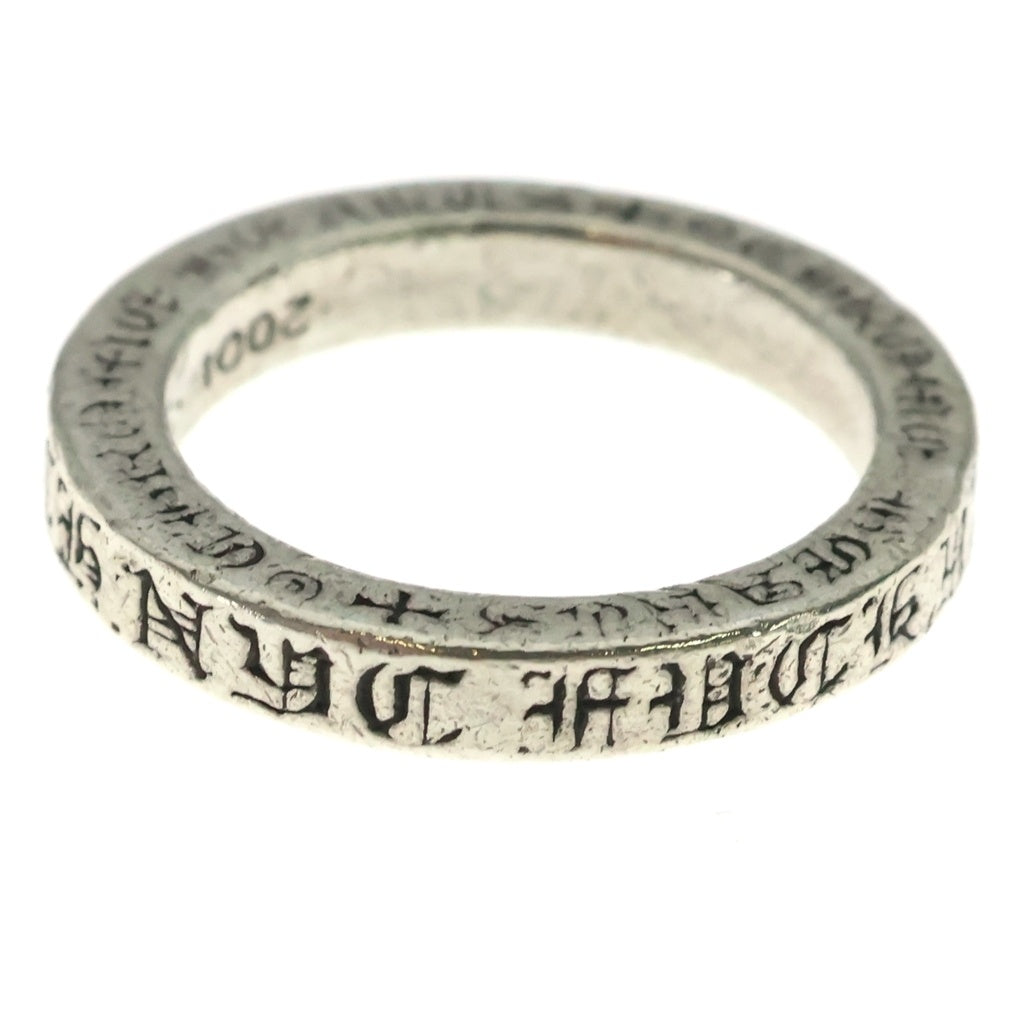 CHROME HEARTS(クロムハーツ) 3mm SPACER FUCKYOU NYC限定 3mmスペーサーファックユー シルバーリング シルバー