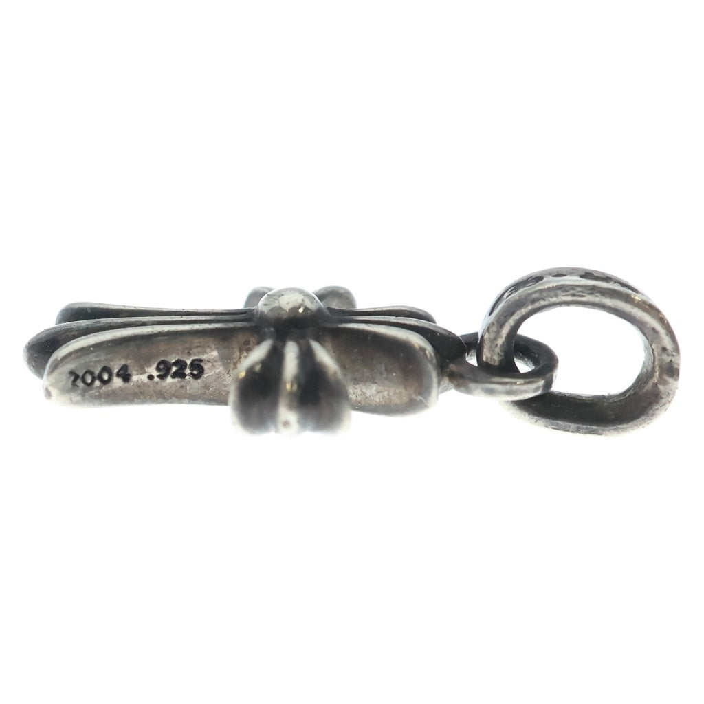 CHROME HEARTS(クロムハーツ) CRS BBYFAT P SAP ベイビーファットクロス PAVEサファイア ペンダントトップ シルバー BCA236