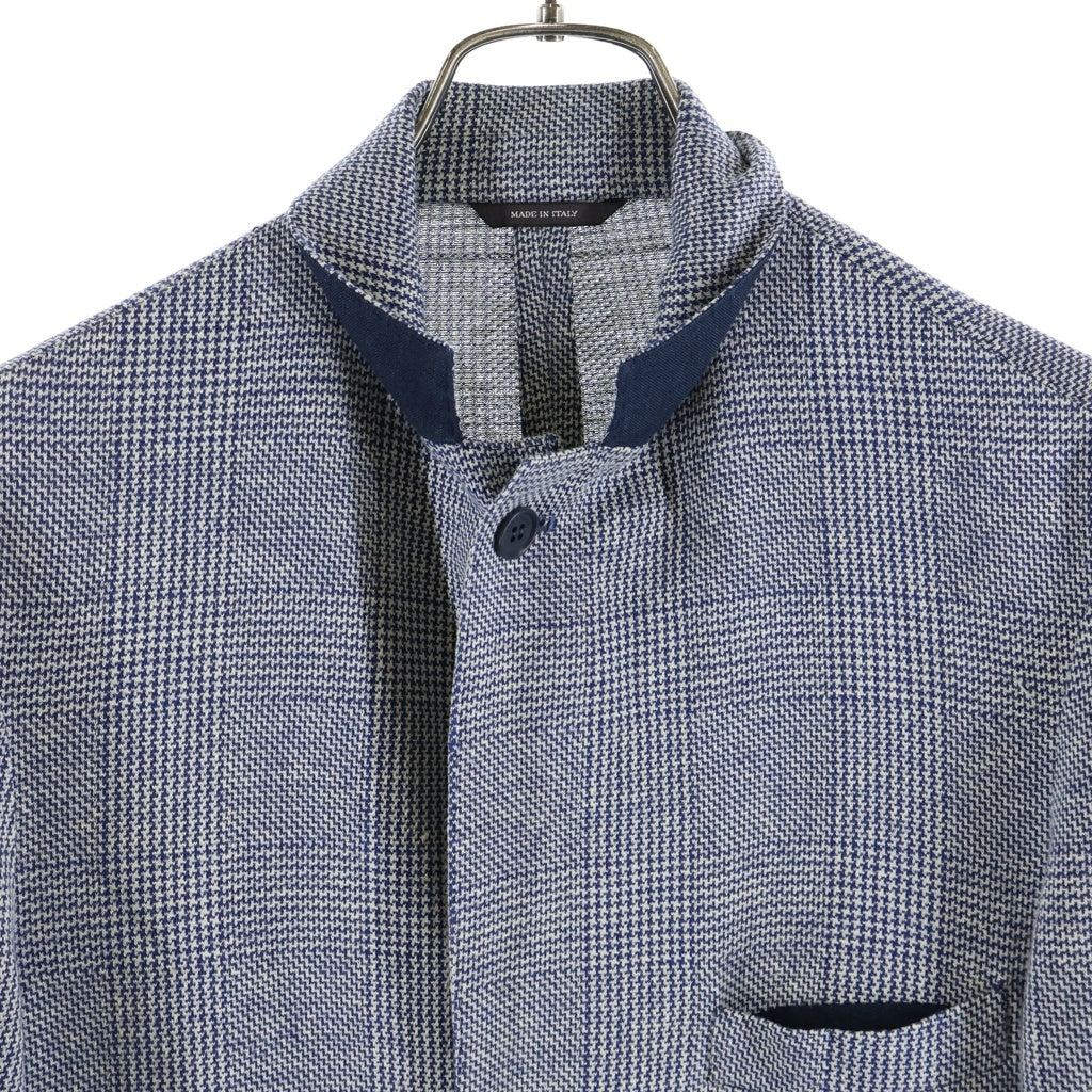 Loro Piana(ロロピアーナ) チェック テーラードジャケット グレー FAG1764