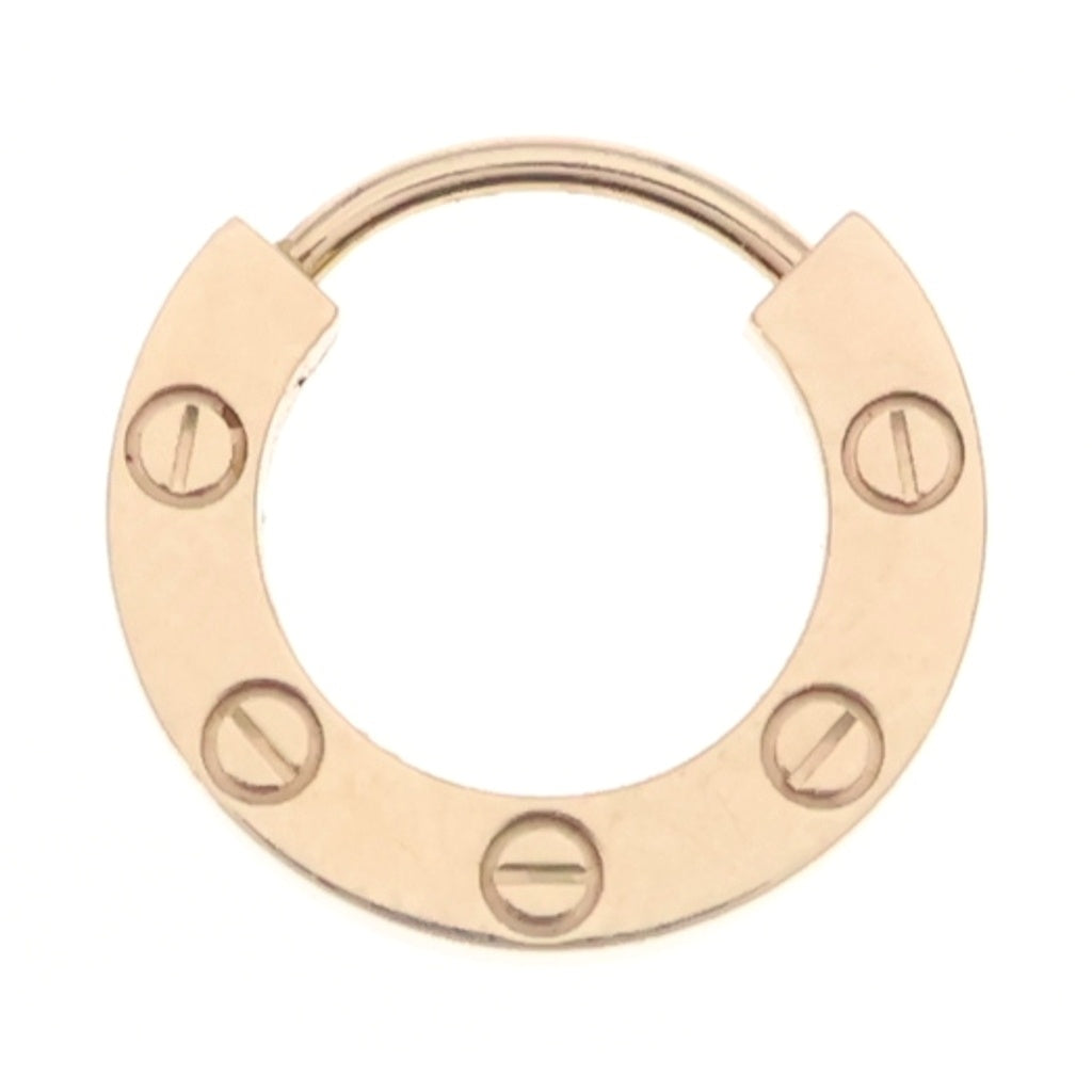 Cartier(カルティエ) K18YG ラブシングルイヤリング フープピアス ゴールド B8301423 レディース