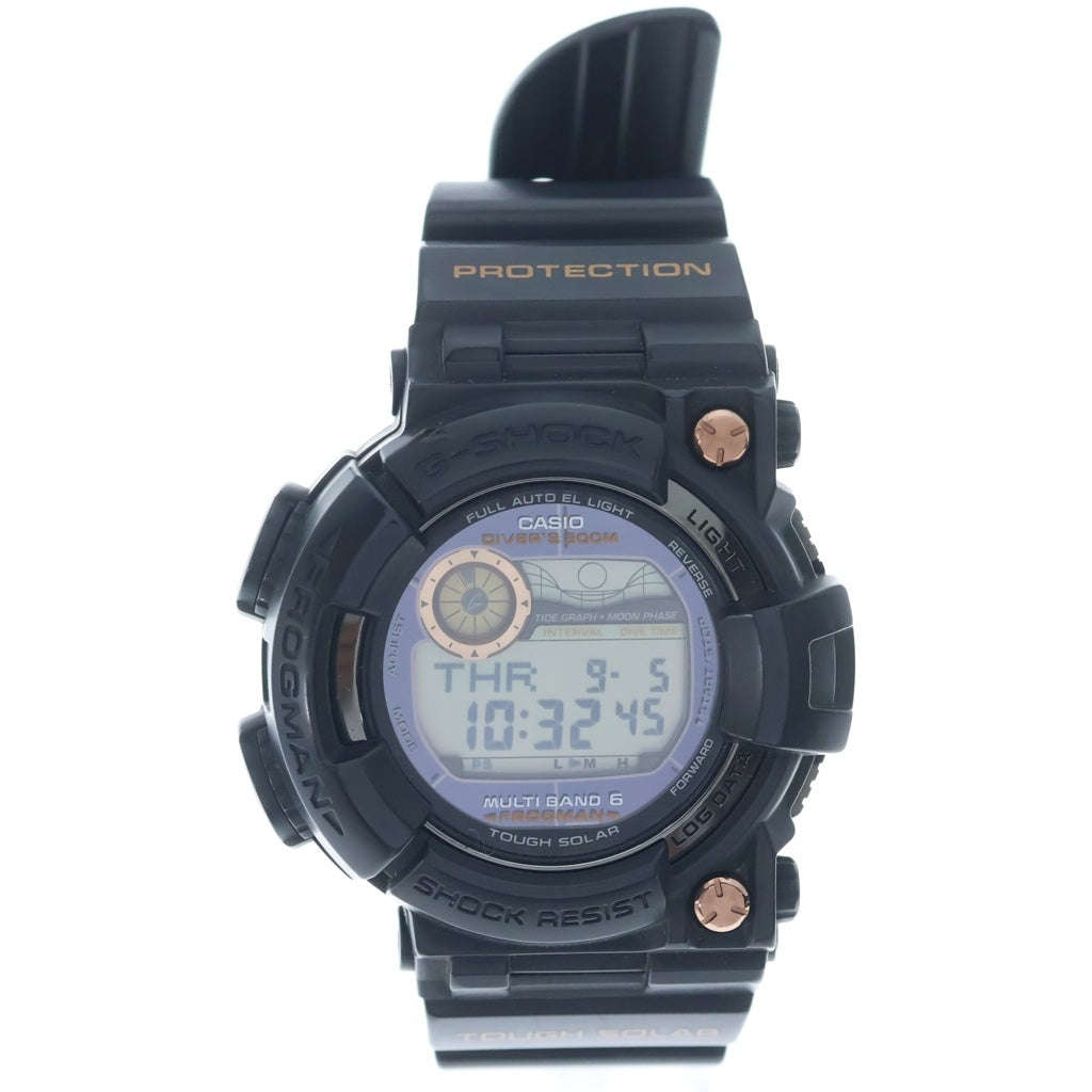CASIO G-SHOCK(カシオ ジーショック) FROGMAN デジタル文字盤 電波ソーラー腕時計 ブラック GWF-1000Bー1JR