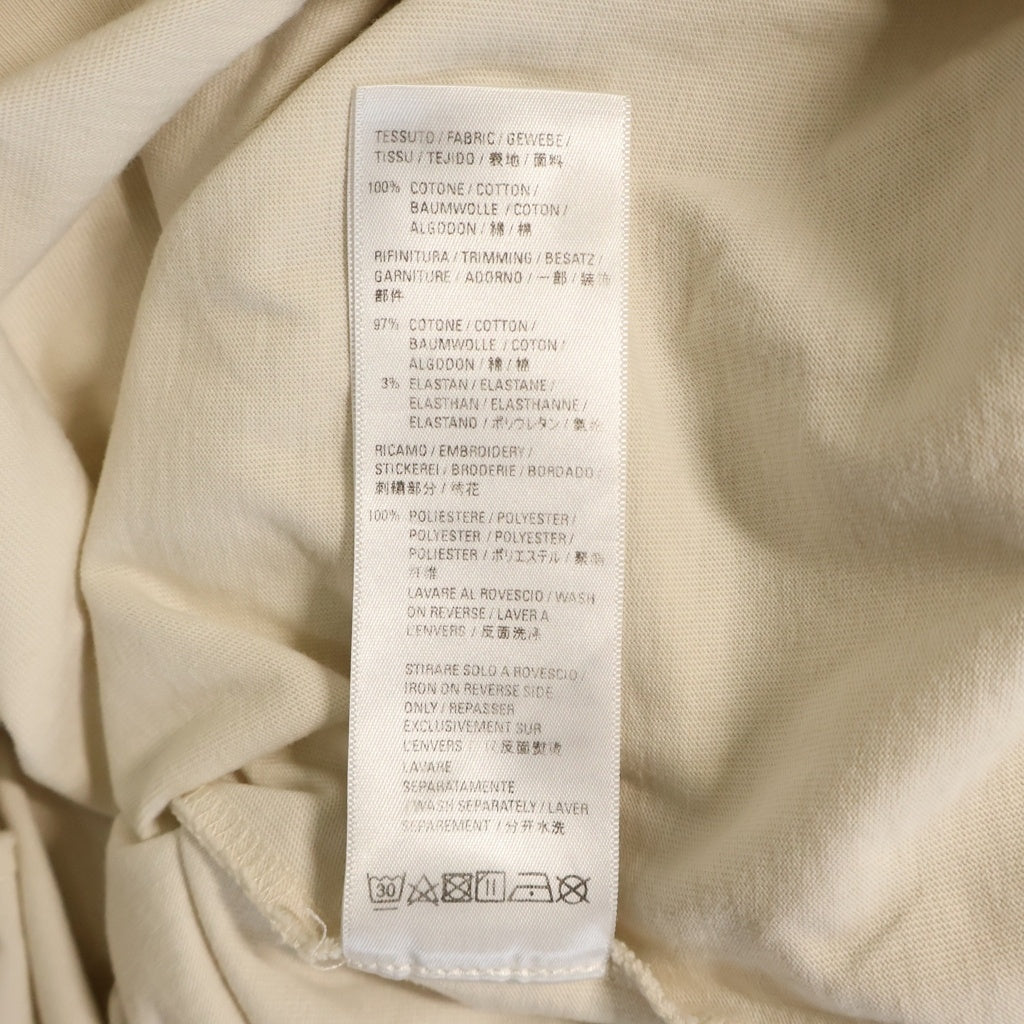 BALENCIAGA(バレンシアガ) UNITY SPORTS ICON CROPPED ロゴ クルーネック半袖Tシャツカットソー アイボリー 641675