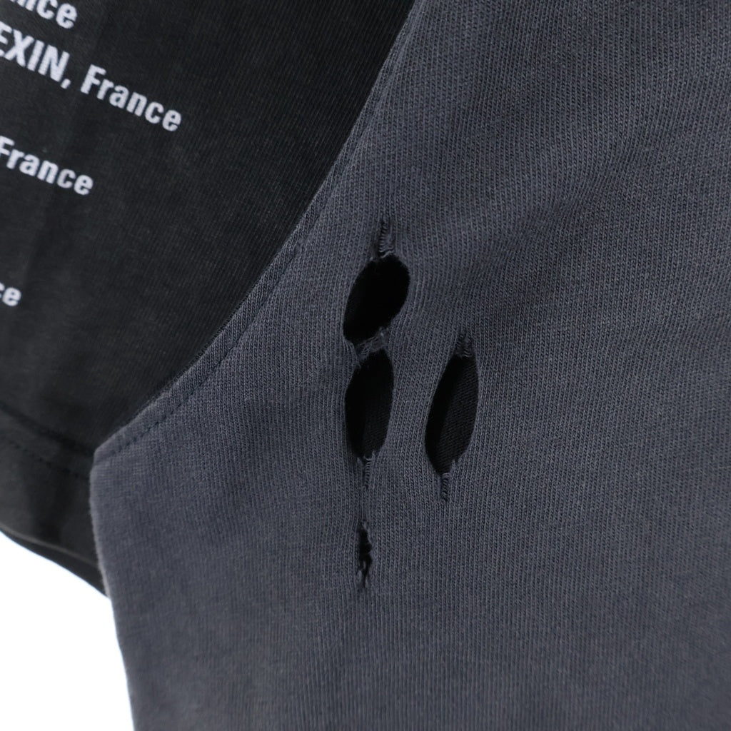 BALENCIAGA(バレンシアガ) 22SS Speed Hunter Upside Down Tee オーバーサイズ クルーネック半袖Tシャツカットソー ブラック 698811