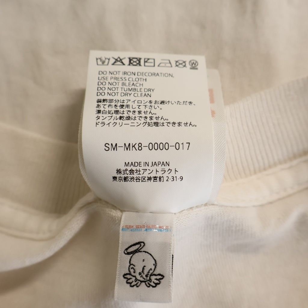 SAINT MICHAEL(セントマイケル) 26SS POCKET_SS T-SHIRT クルーネック半袖Tシャツカットソー ホワイト SM-MK8-0000-017