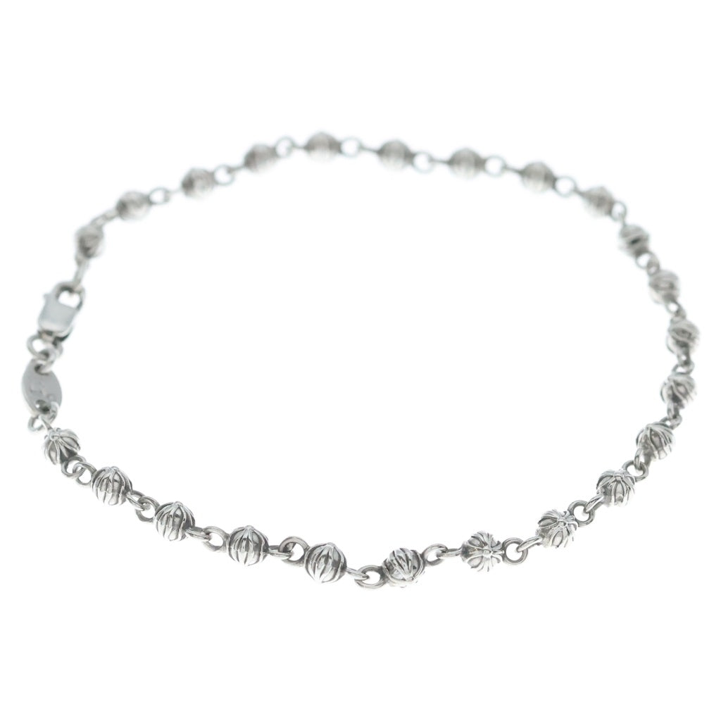 CHROME HEARTS(クロムハーツ) TINY CROSS BALL BEADED タイニー クロスボール チェーンビーズ ブレスレット シルバー