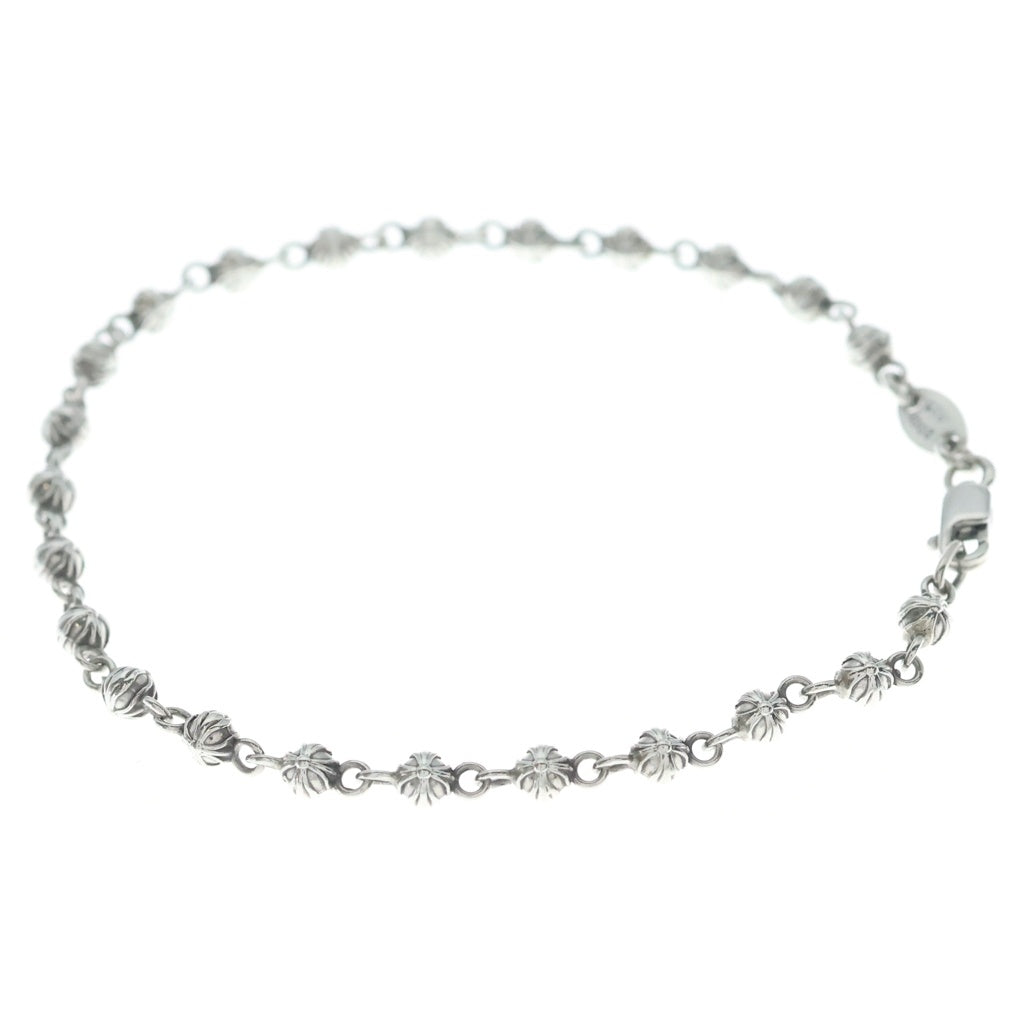 CHROME HEARTS(クロムハーツ) TINY CROSS BALL BEADED タイニー クロスボール チェーンビーズ ブレスレット シルバー