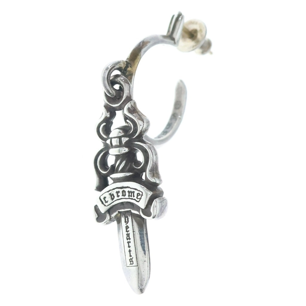 CHROME HEARTS(クロムハーツ) No5 DAGGER #5 ダガーフープ ピアス シルバー BCA106