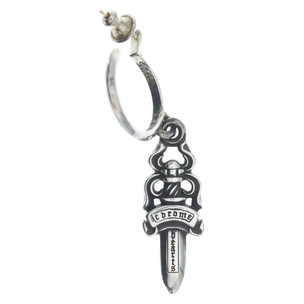 CHROME HEARTS(クロムハーツ) No5 DAGGER #5 ダガーフープ ピアス シルバー BCA106