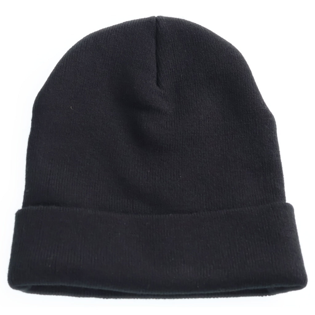 CHROME HEARTS(クロムハーツ) WOOL WATCH CAP CH PLUS クロス刺繍 ビーニー ニット帽 帽子 ブラック